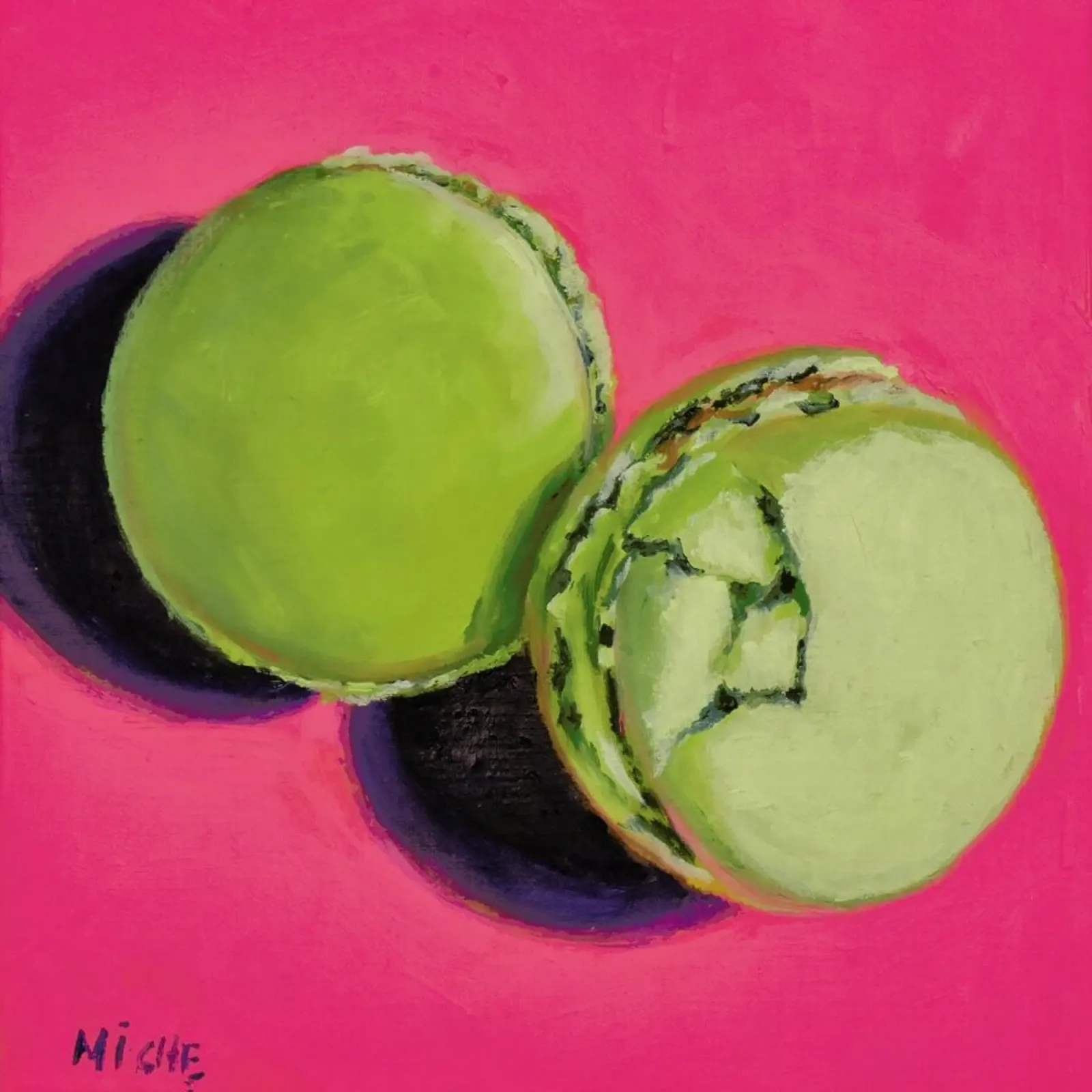 Macarons pellicola backlit da Miche Watkins