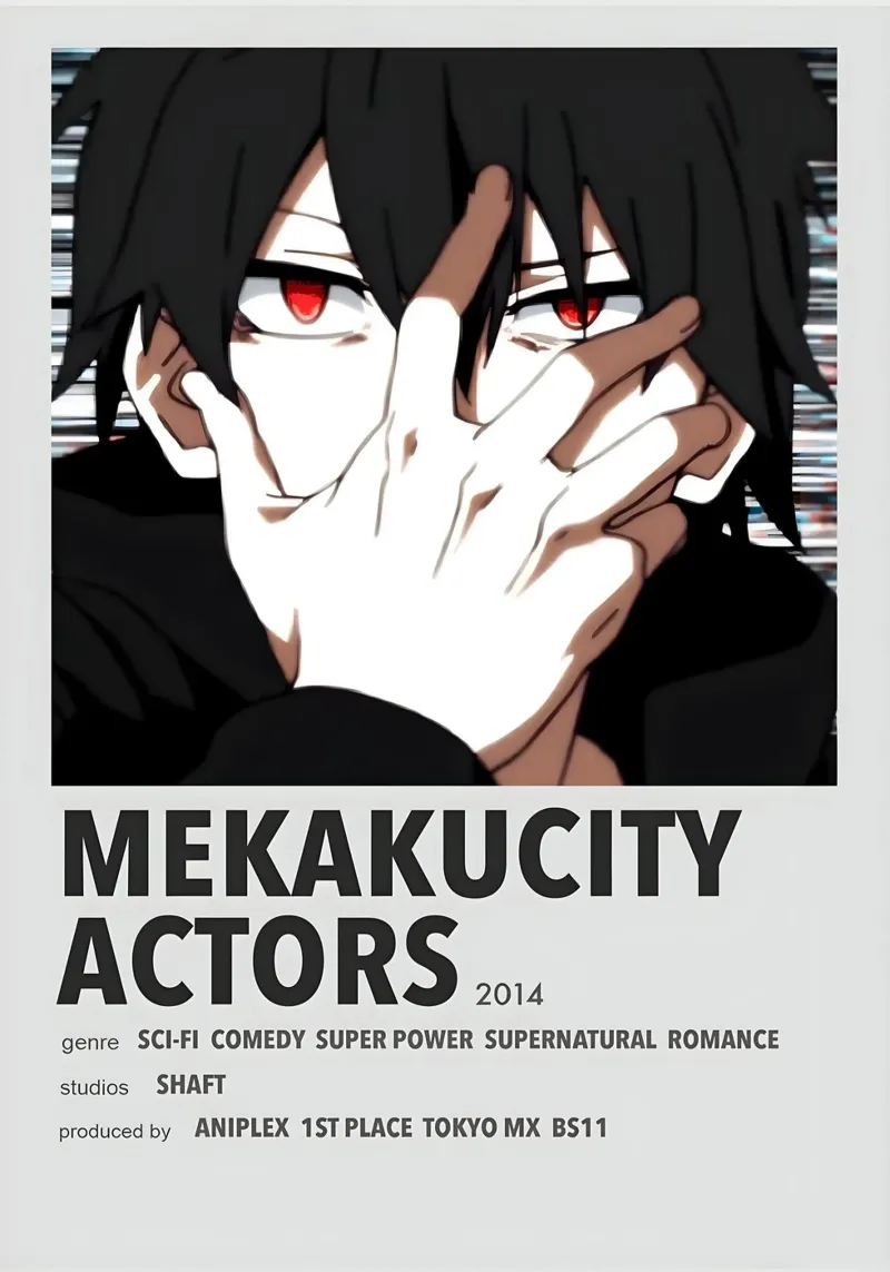 MEKAKUCITY ACTORS  2014 lámina retroiluminada de Totoya