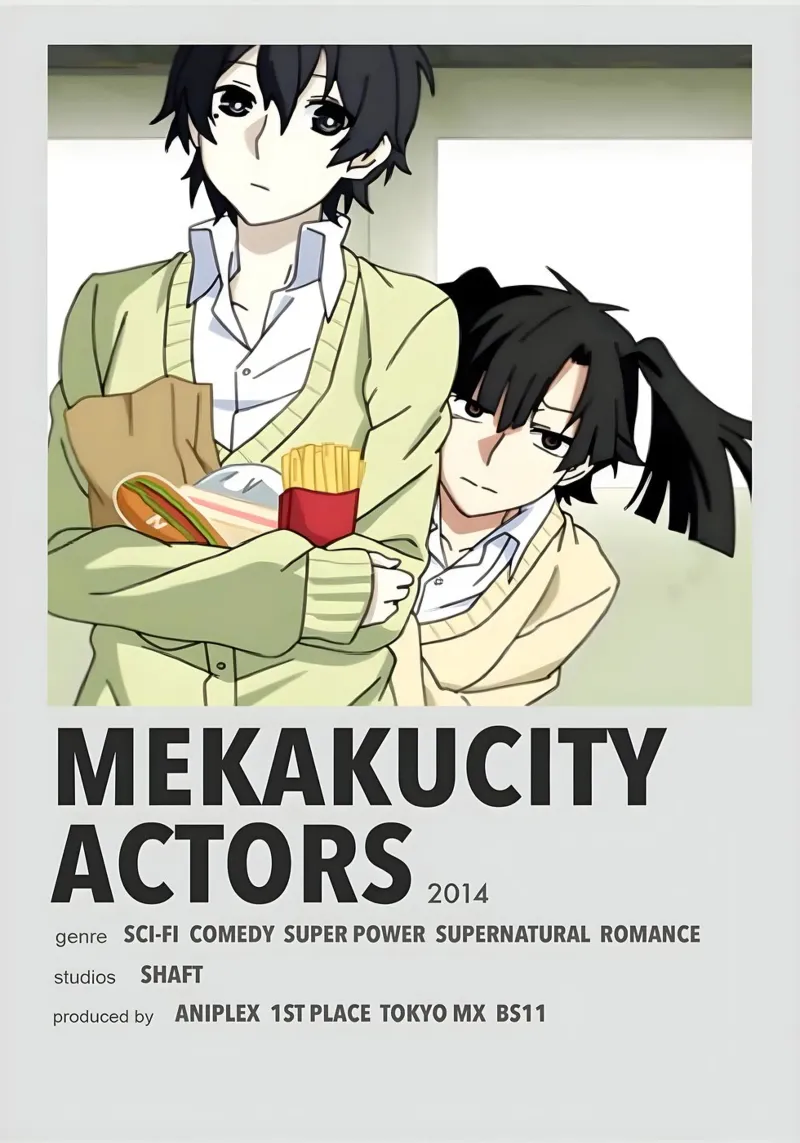 MEKAKUCITY ACTORS  2014 poster con telaio in plastica da Totoya
