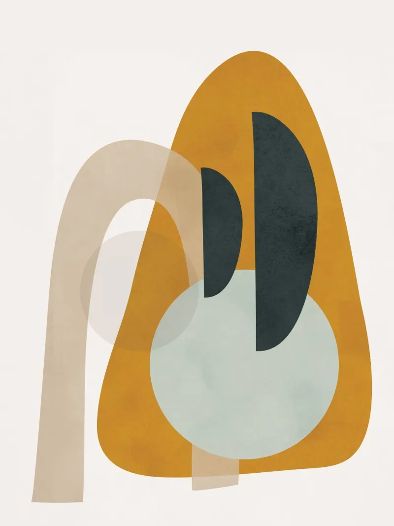 Abstract Shapes No.3 hahnemühle de cityart