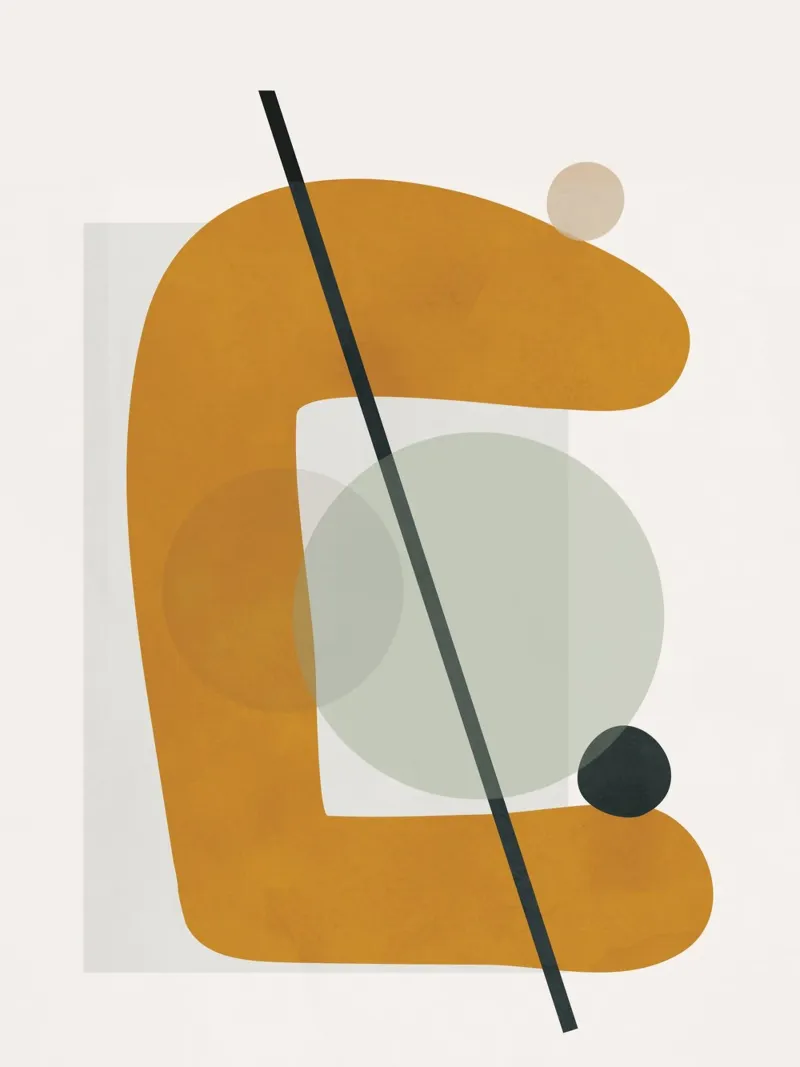 Abstract Shapes No.2 poster da cityart