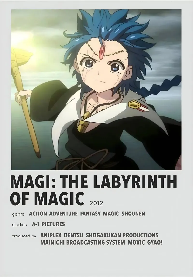 MAGI THE LABYRINTH OF MAGIC  2012 pellicola backlit da Totoya