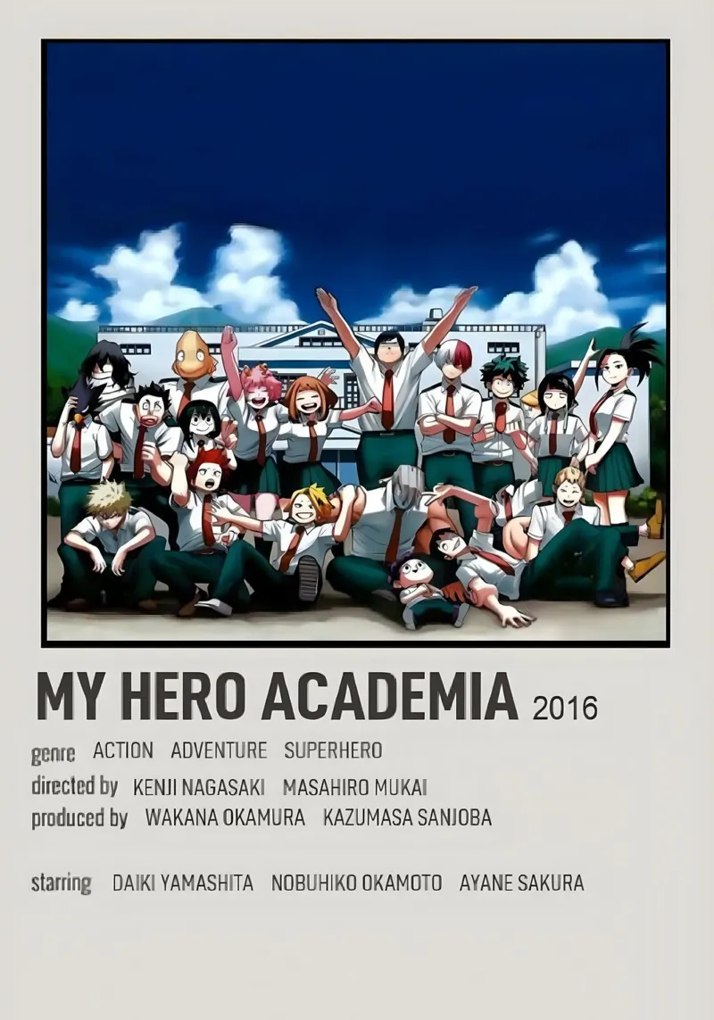 MY HERO ACADEMIA 2016 pellicola backlit da Totoya