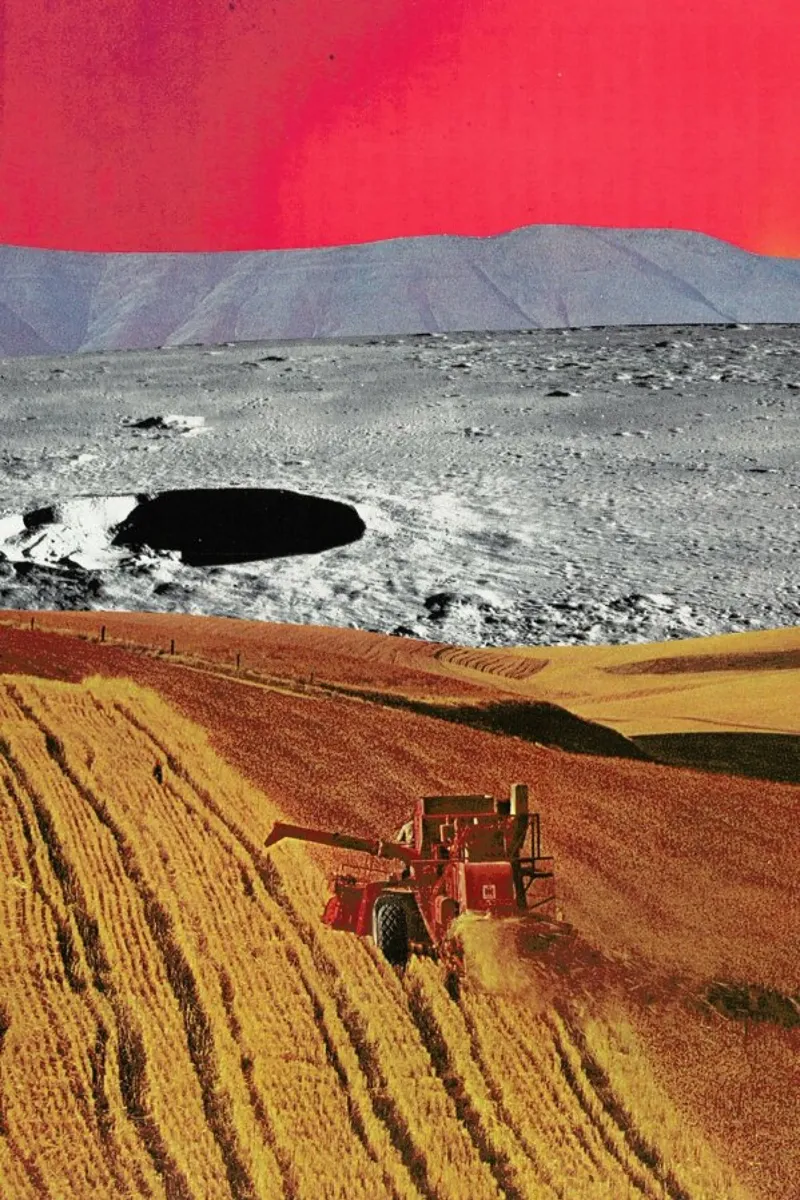 Harvest Moon pellicola backlit da Jesse Treece