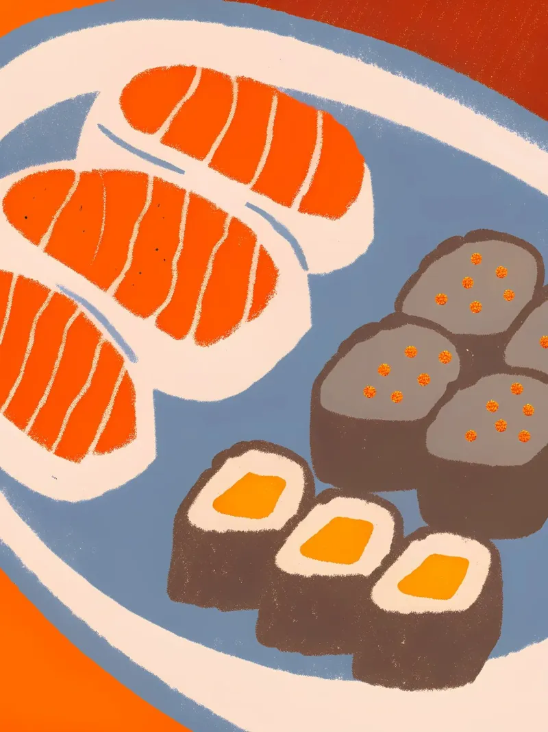 Sushi pellicola backlit da PERSONAL TOUCH