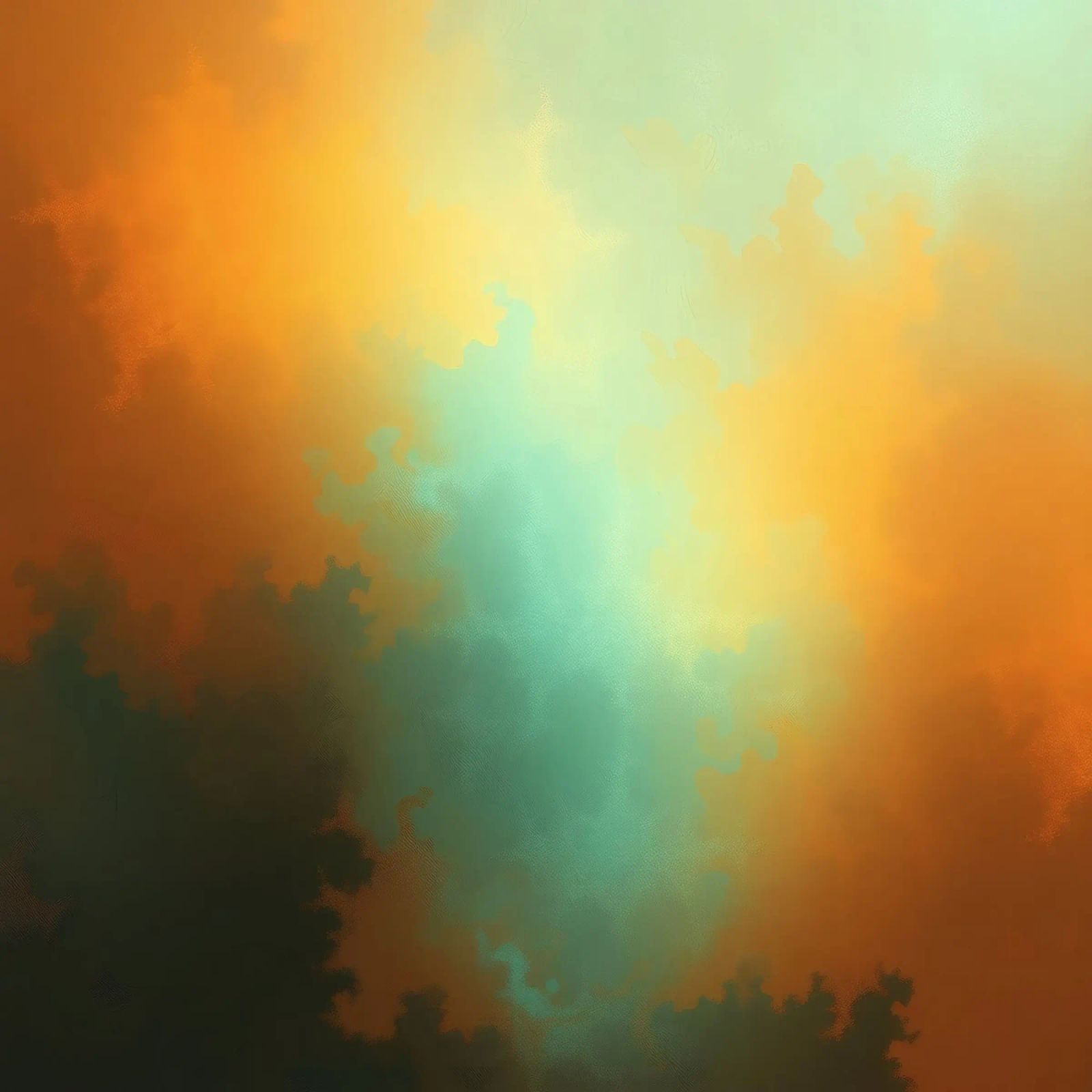 clouds illuminated by the setting sun create a stunning art canvas by DesignDoodle