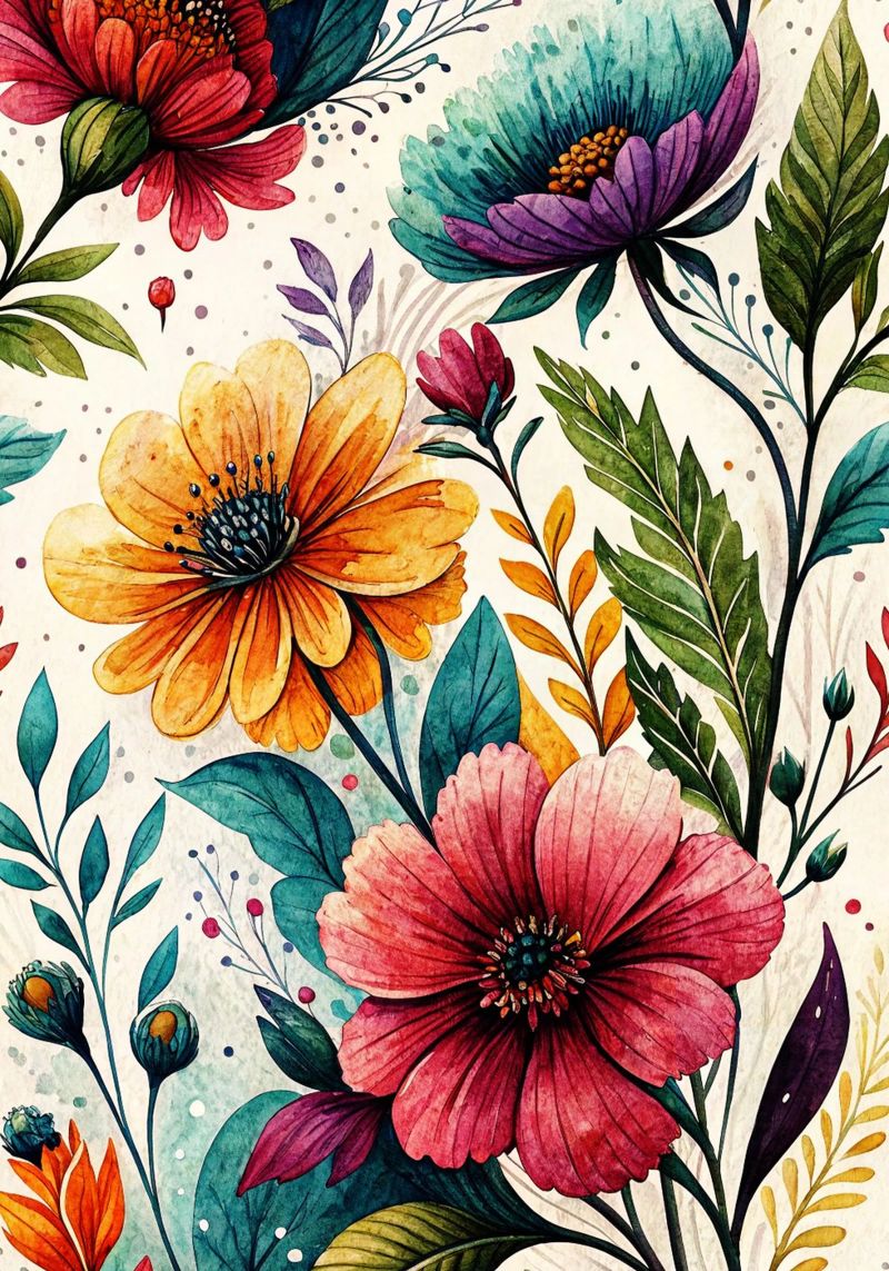 arte floral poster de the gondols