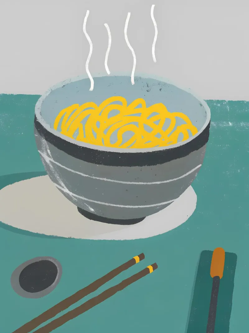 Eat Noodles alu-dibond by PERSONAL TOUCH