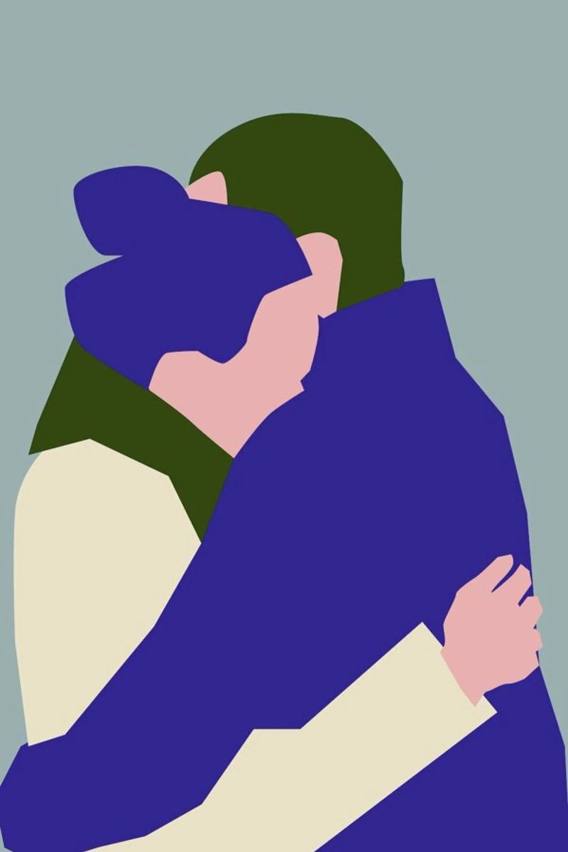 Hug 1 Poster von Helena Ravenne