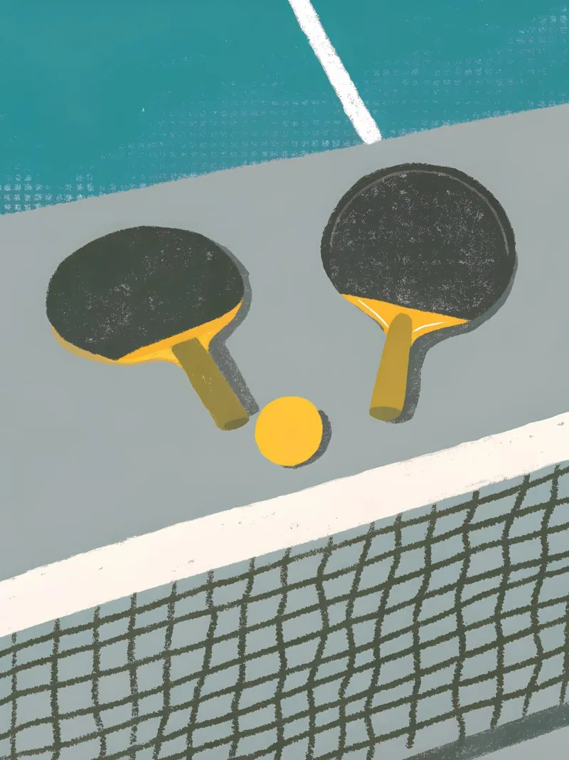 Table tennis acrylic glass by PERSONAL TOUCH
