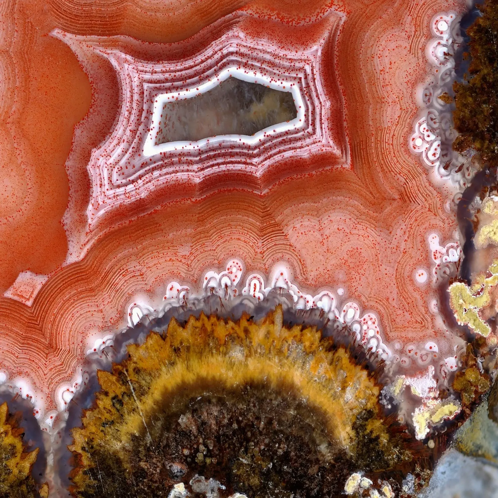 Texture geode di agata 01 plexiglass da Gemstone Textures