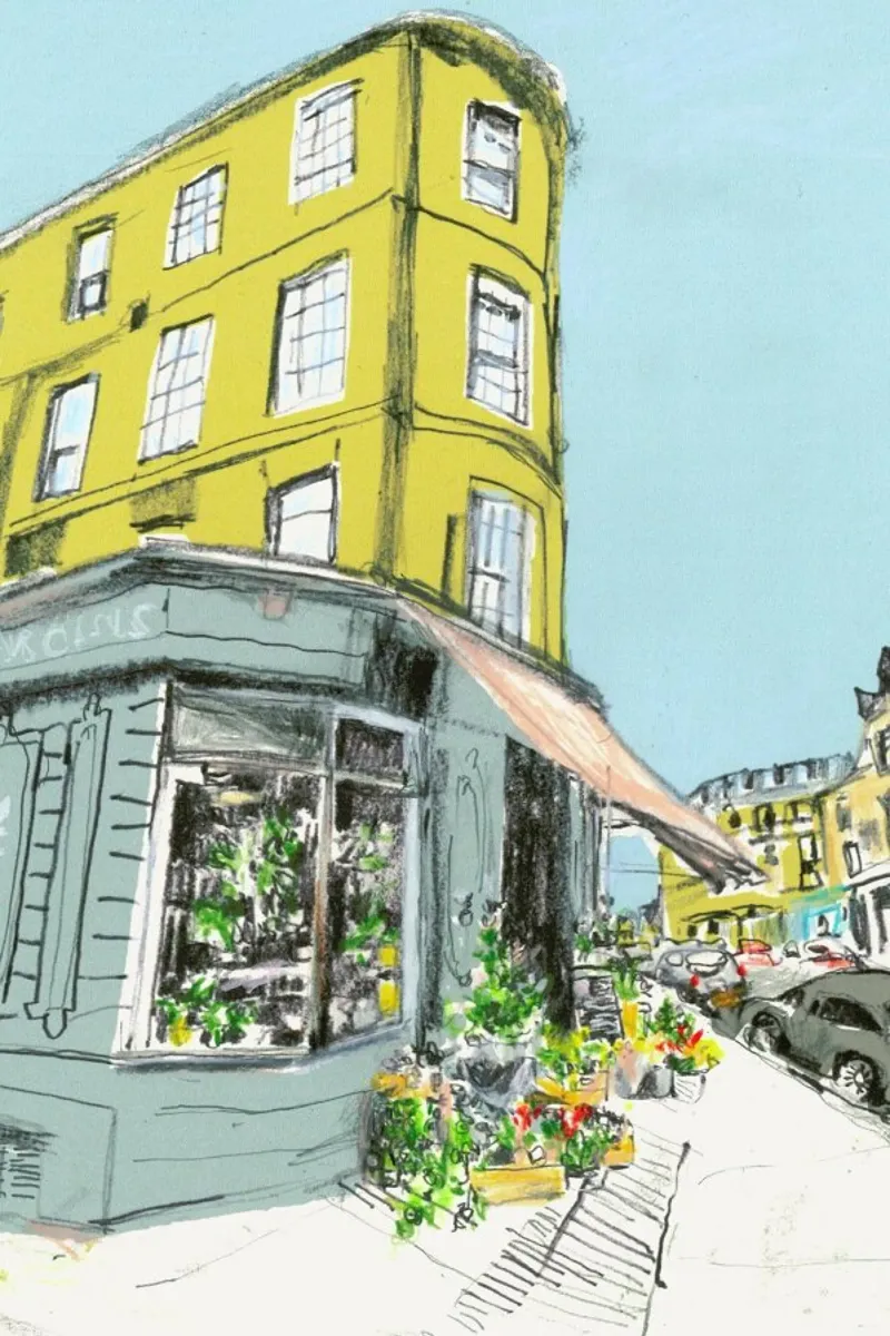 My Favourite Flower Shop alluminio dibond da Stars Above Us