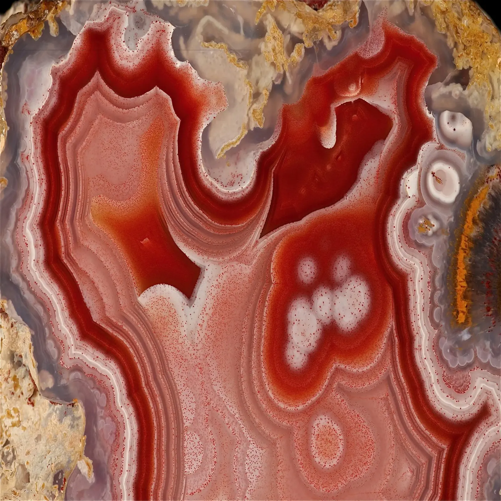 Texture geode di agata 09 plexiglass da Gemstone Textures