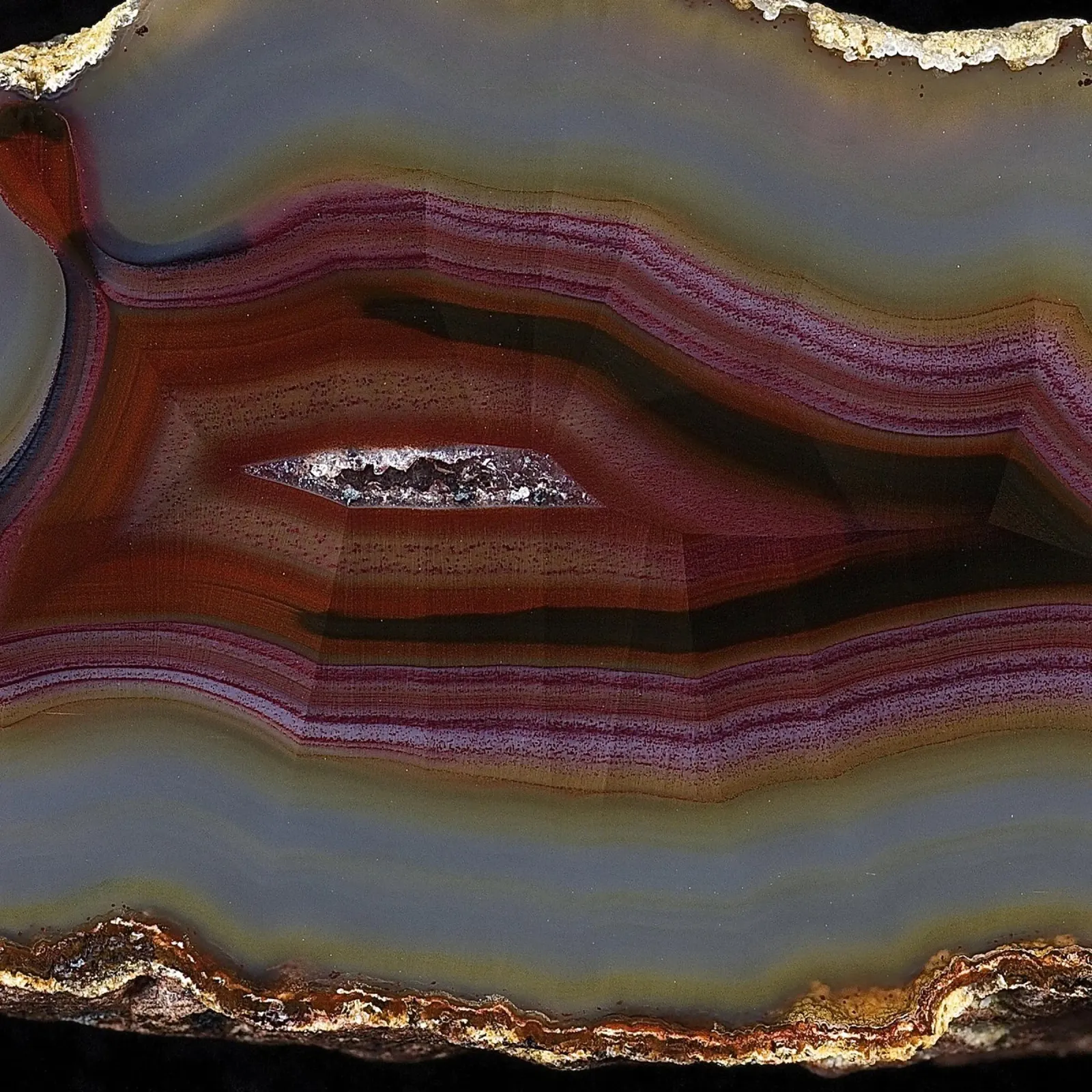 Texture fetta d'agata 07 plexiglass da Gemstone Textures