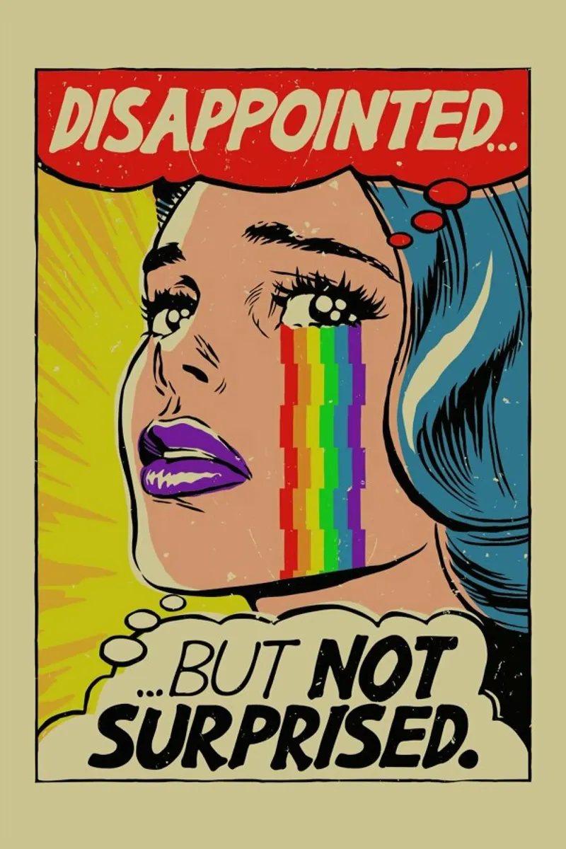 Dissapointed pellicola backlit da Butcher Billy