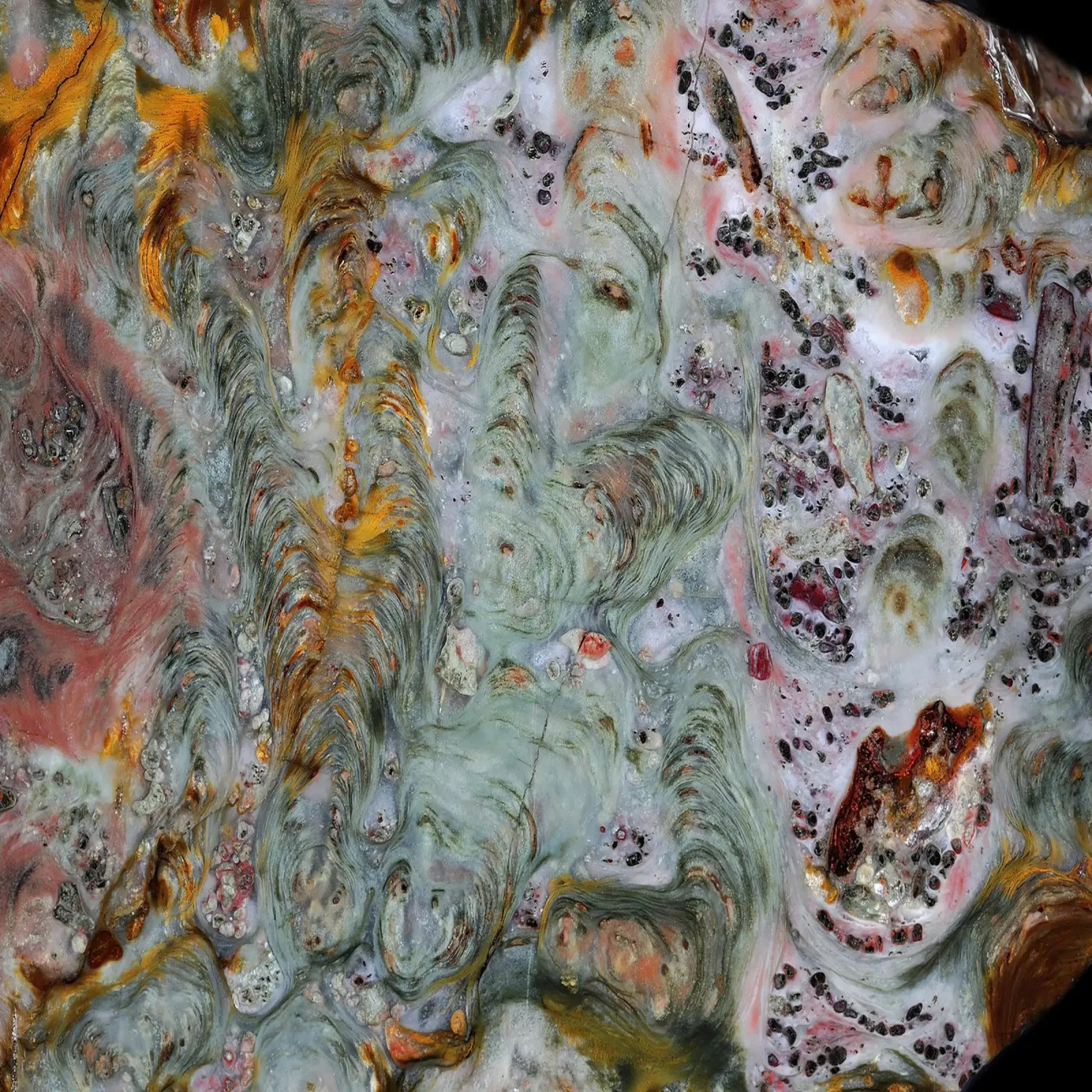 Texture fetta d'agata 14 pellicola backlit da Gemstone Textures