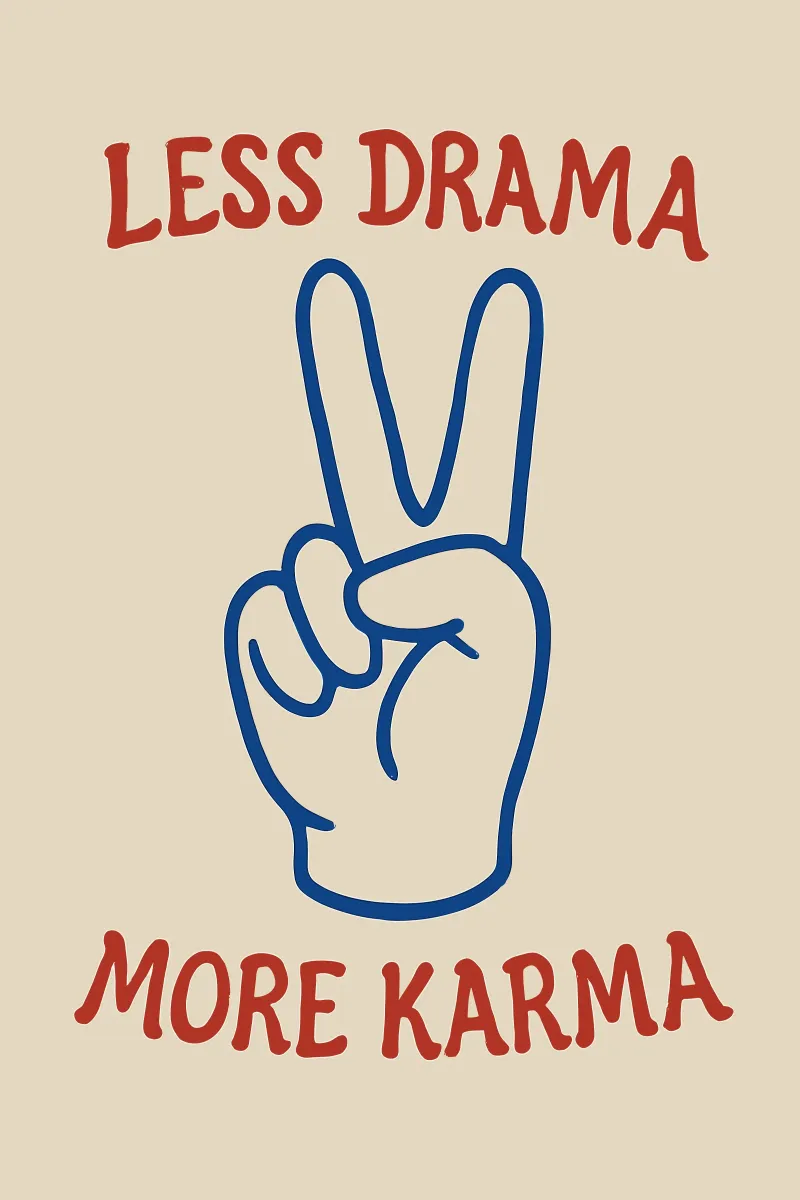 Karma Rules – Drama Drools pellicola backlit da QuooodZ by MooodzArt