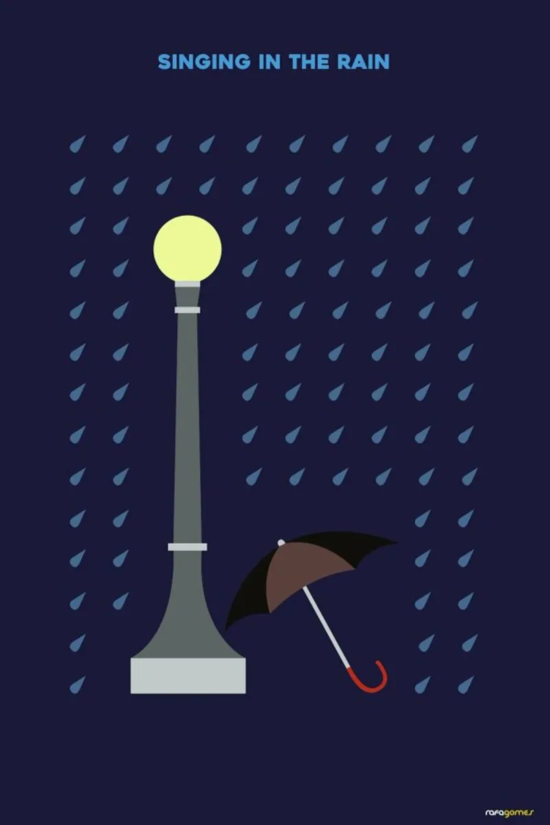 Singing in the Rain alluminio dibond da Rafa Gomes