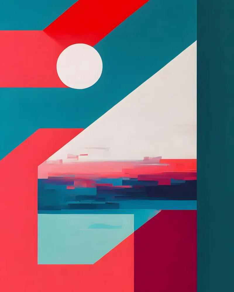 Abstrakt Weißer Punkt canvas by kosinsart.gallery