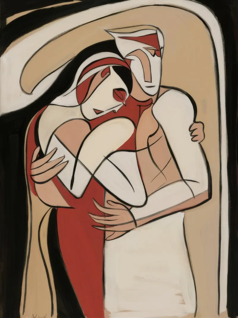 Fusione artistica emozionale carta hahnemühle da Crimson Whisper