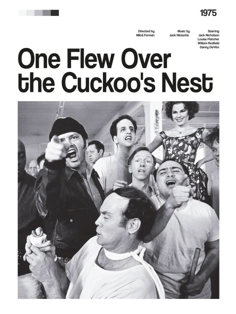One Flew Over the Cuckoo's Nest canvas by The Movie Wall