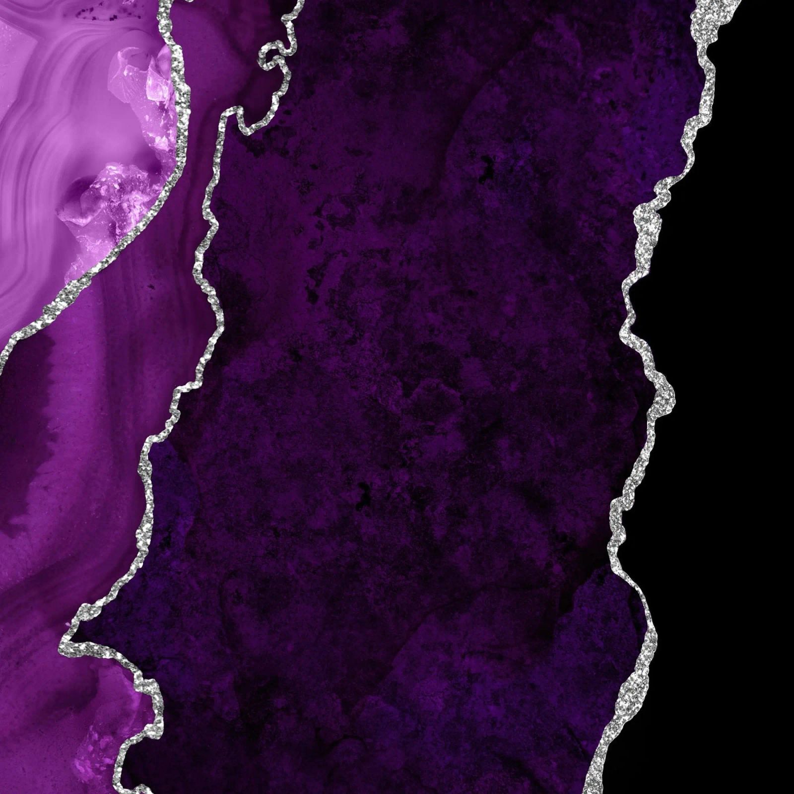 Agata viola e argento Texture 01 poster da Gemstone Textures