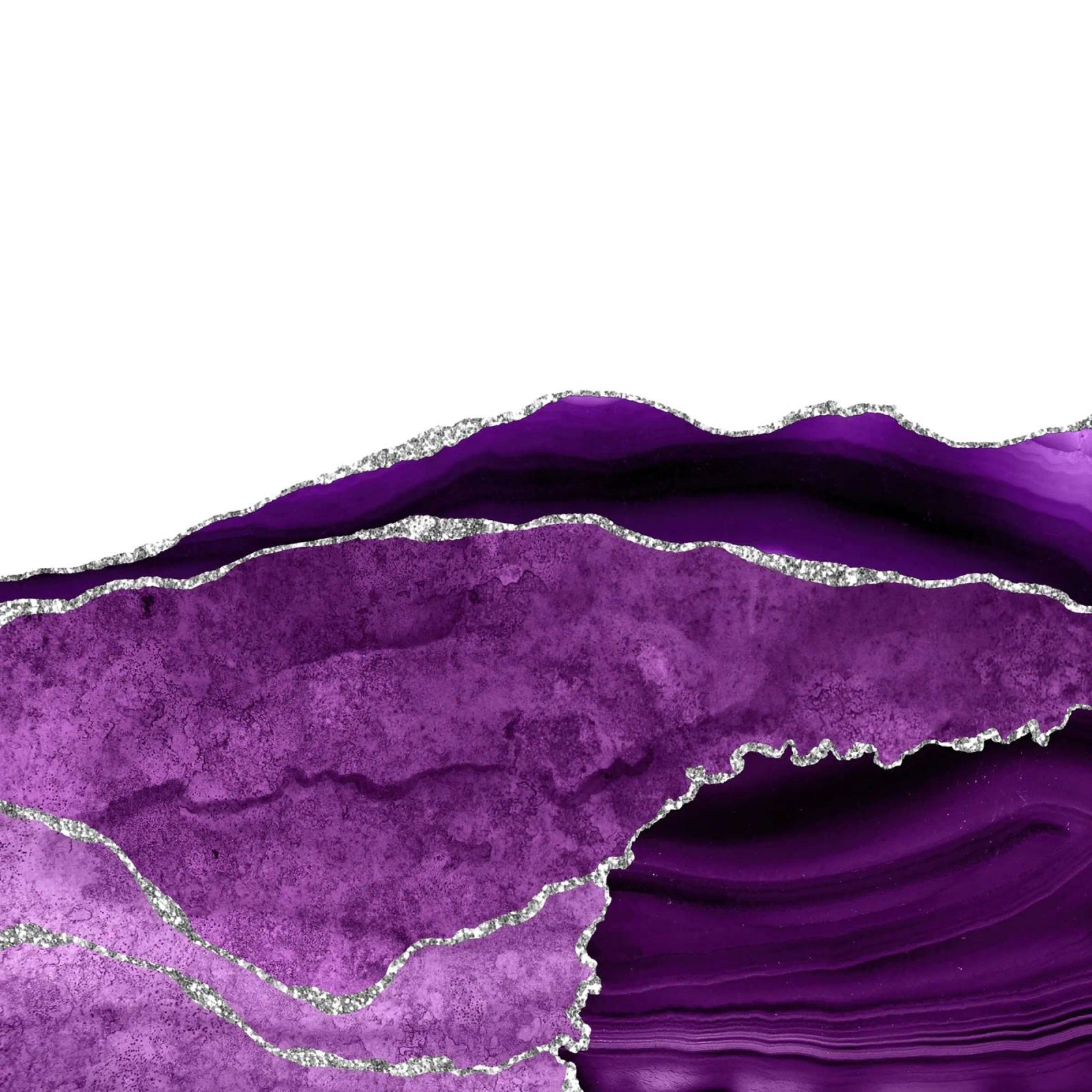 Agata viola e argento Texture 10 poster da Gemstone Textures