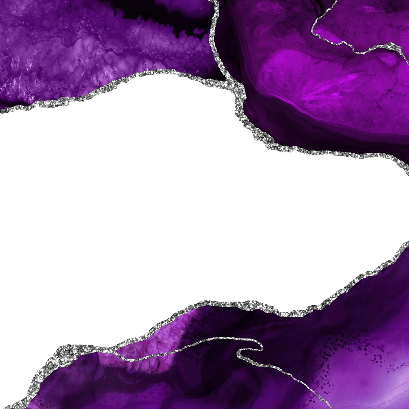Agata viola e argento Texture 11 poster da Gemstone Textures