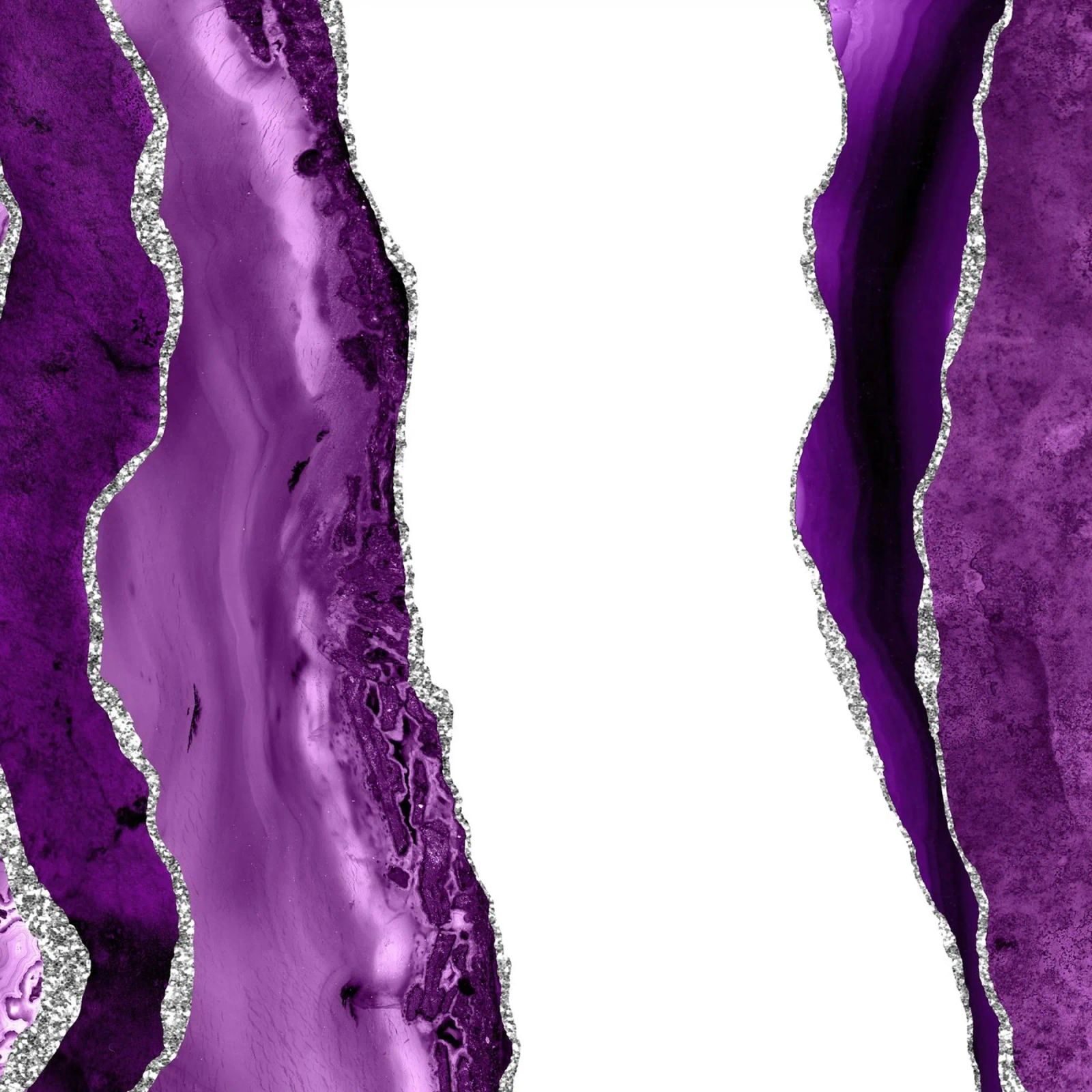 Agata viola e argento Texture 14 poster da Gemstone Textures