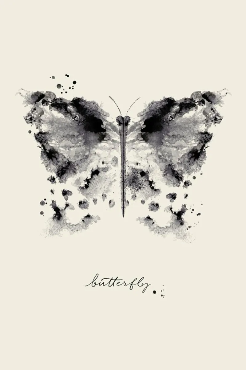 Ink Butterfly pellicola backlit da Flora & Fauna