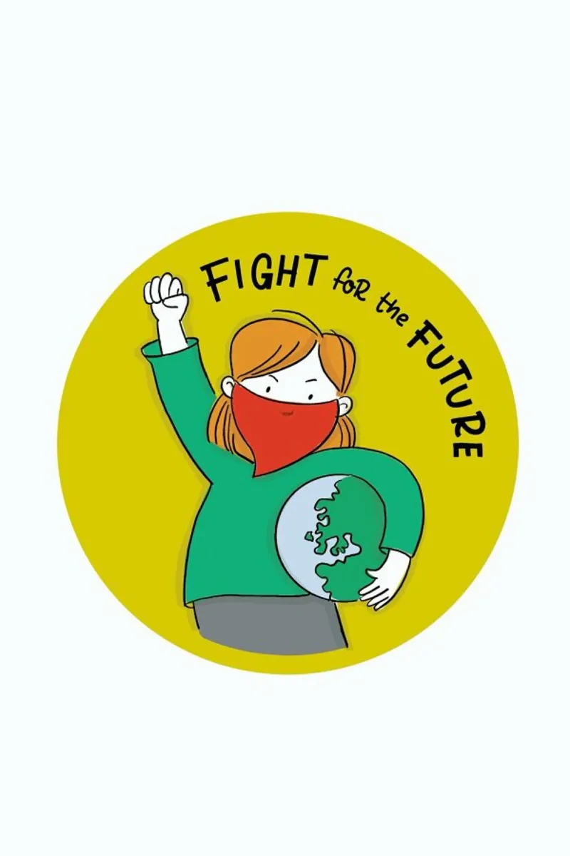 Fight For Future 1 carta hahnemühle da Geborgen Wachsen x JUNIQE