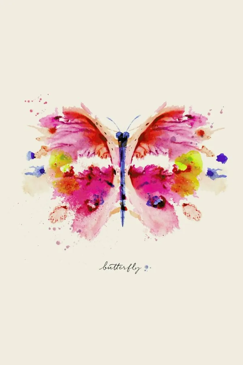 Ink Butterfly pellicola backlit da Flora & Fauna