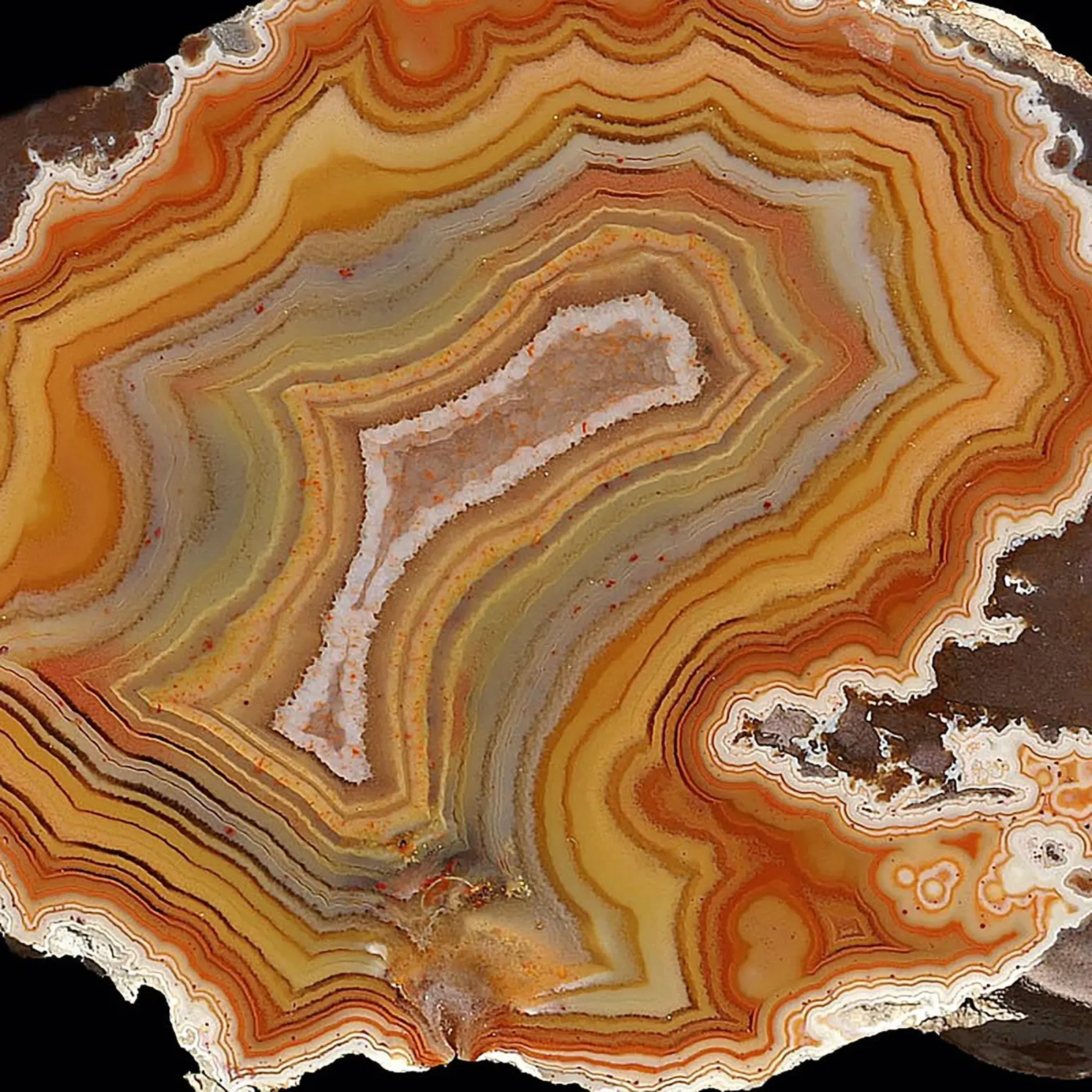 Texture fetta d'agata 36 pellicola backlit da Gemstone Textures