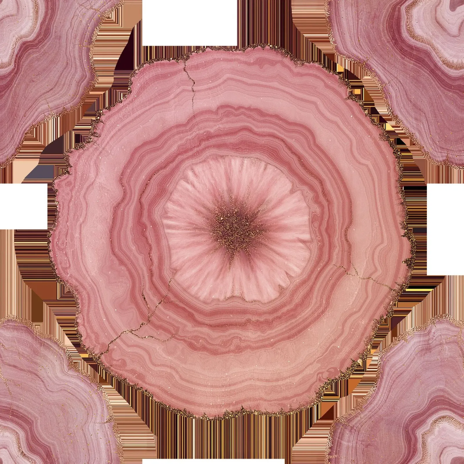 Pink Agate Pattern Tile 02 canvas by Gemstone Textures
