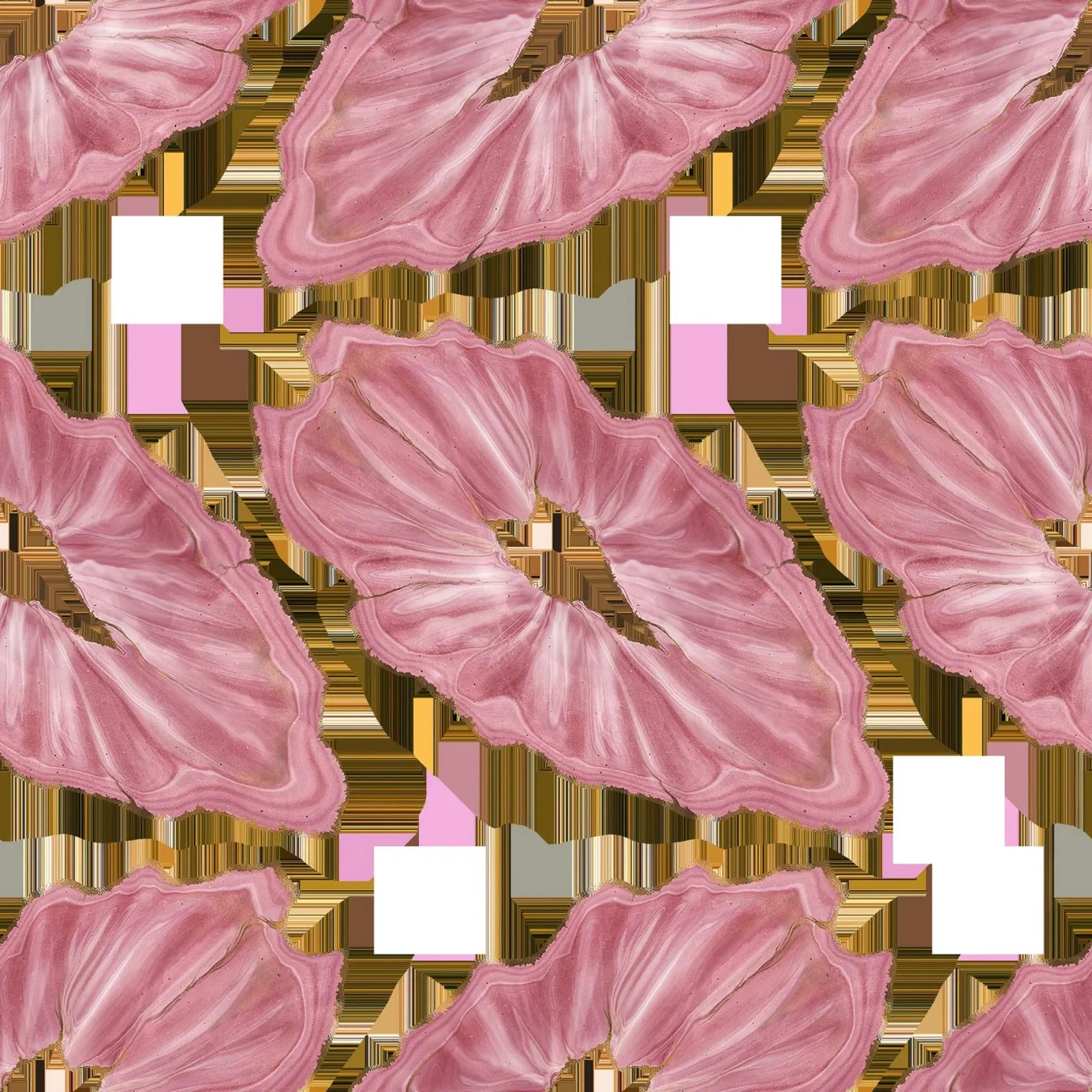 Pink Agate Pattern Tile 05 canvas by Gemstone Textures