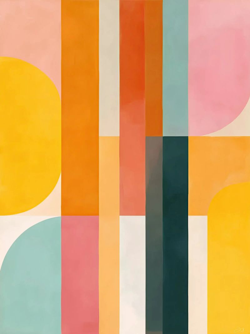 Summer in the City | Abstract Painting poster by Autofocus