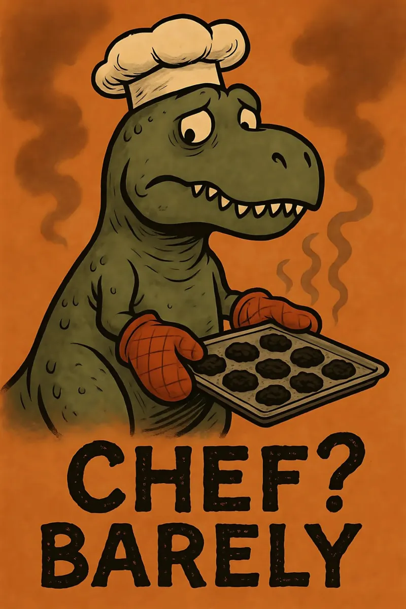 Divertente T. rex Meme carta hahnemühle da Funny Humor Art