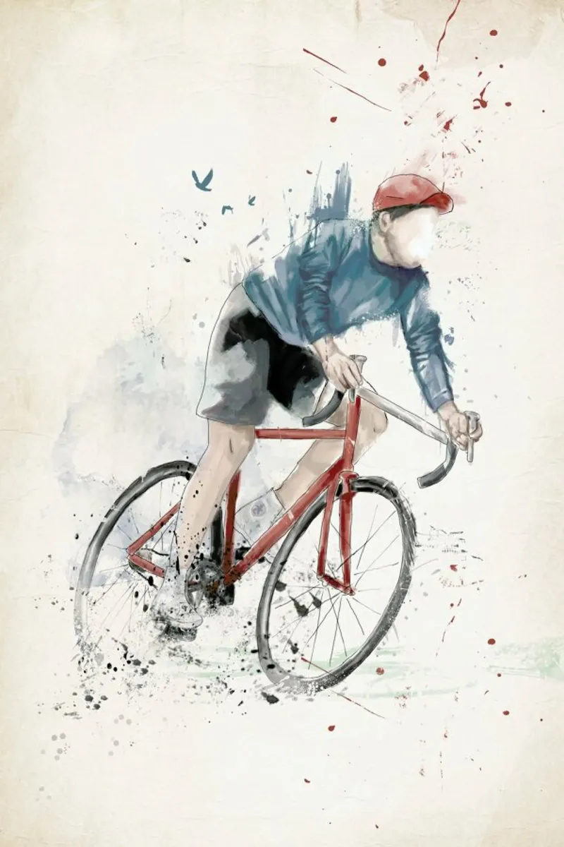 I Want To Ride My Bicycle pellicola backlit da Balazs Solti
