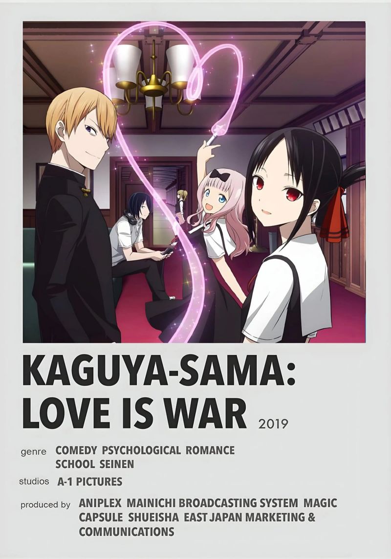 KAGUYA-SAMA LOVE IS WAR  2019 Poster von Totoya