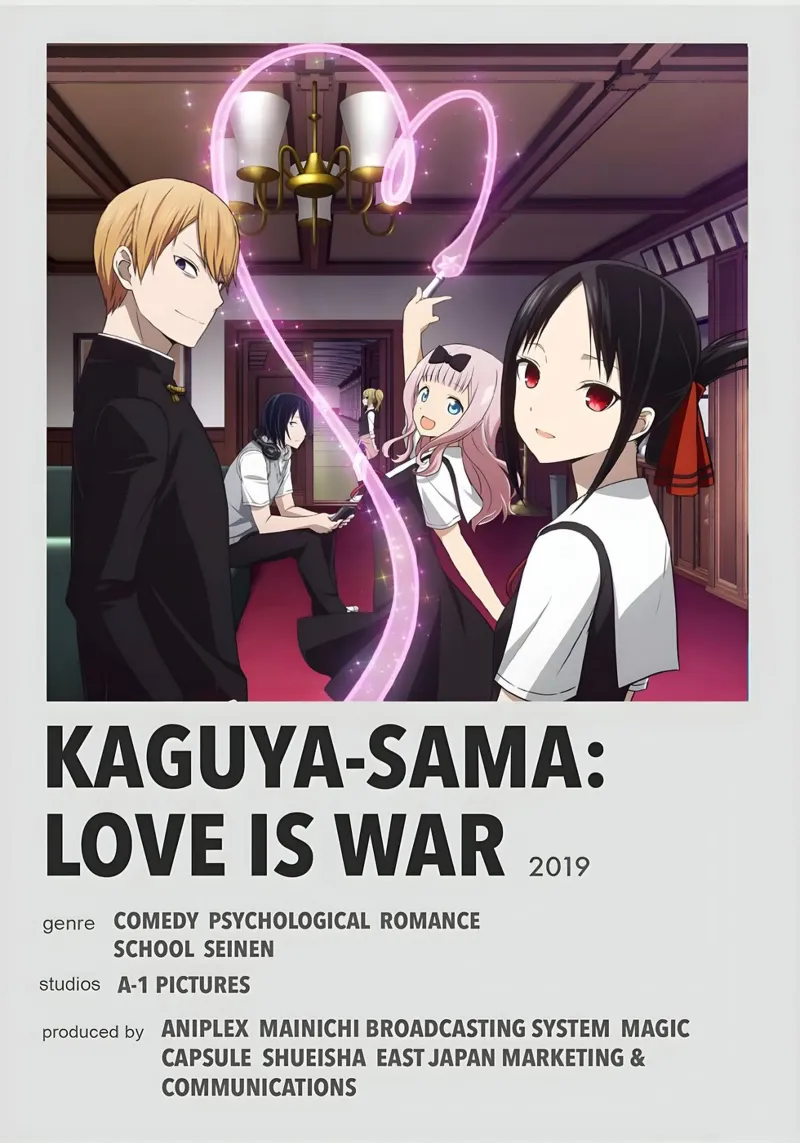 KAGUYA-SAMA LOVE IS WAR  2019 hahnemühle by Totoya