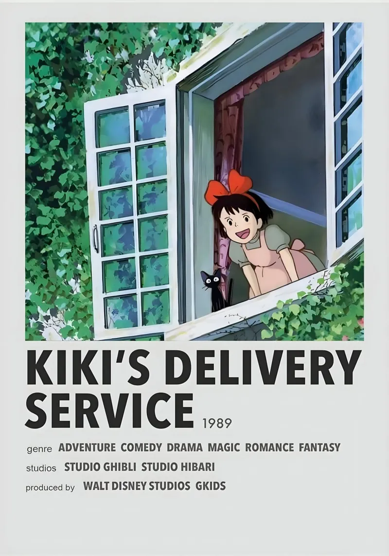 KIKI'S DELIVERY SERVICE  1989 poster da Totoya