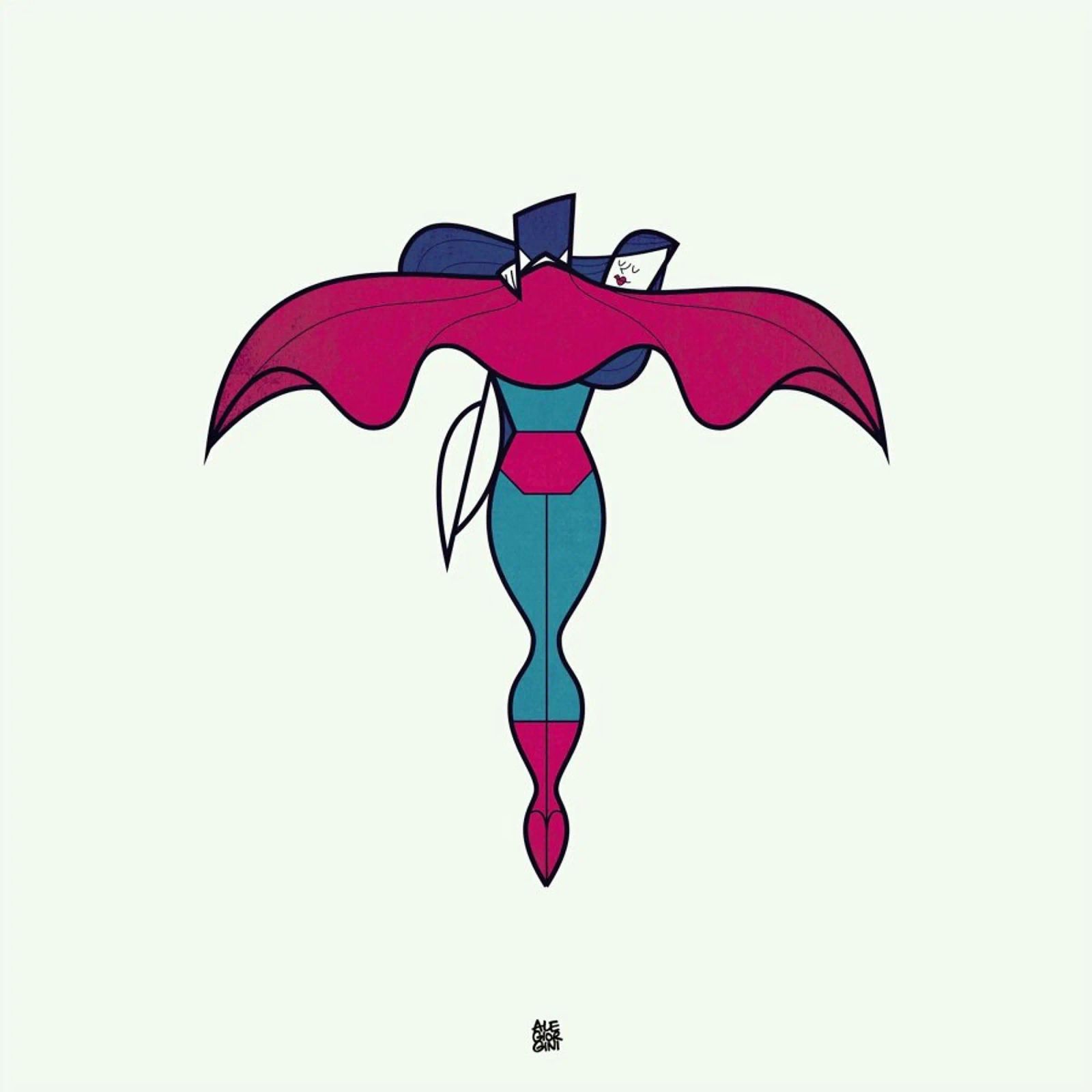 Fly me to the Moon poster de Ale Giorgini