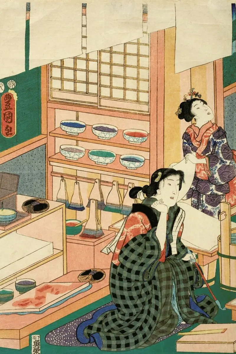 Kunisada - The Class of the Craftsmen pellicola backlit da ARTOTHEK