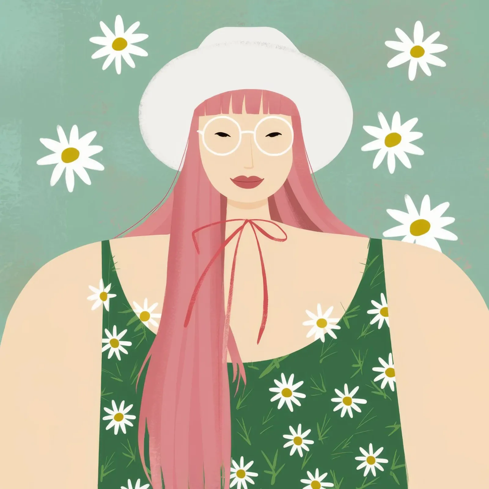 Blossoming Summer Elegance poster by Twilight Muse