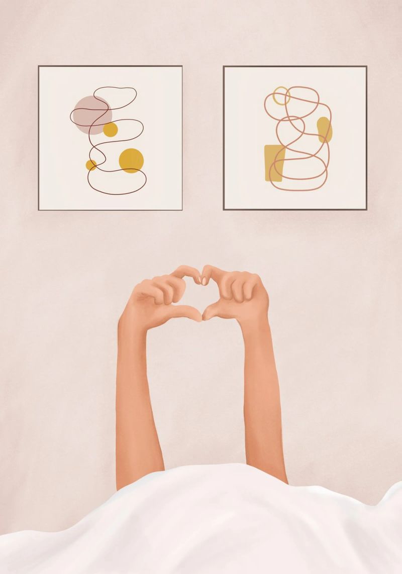 Hand Heart poster de Flow Line