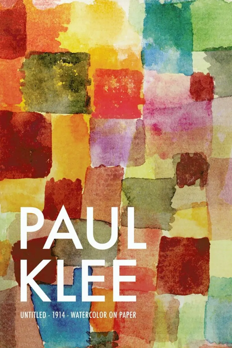 Klee - Untitled, 1914 pellicola backlit da Vintage by JUNIQE