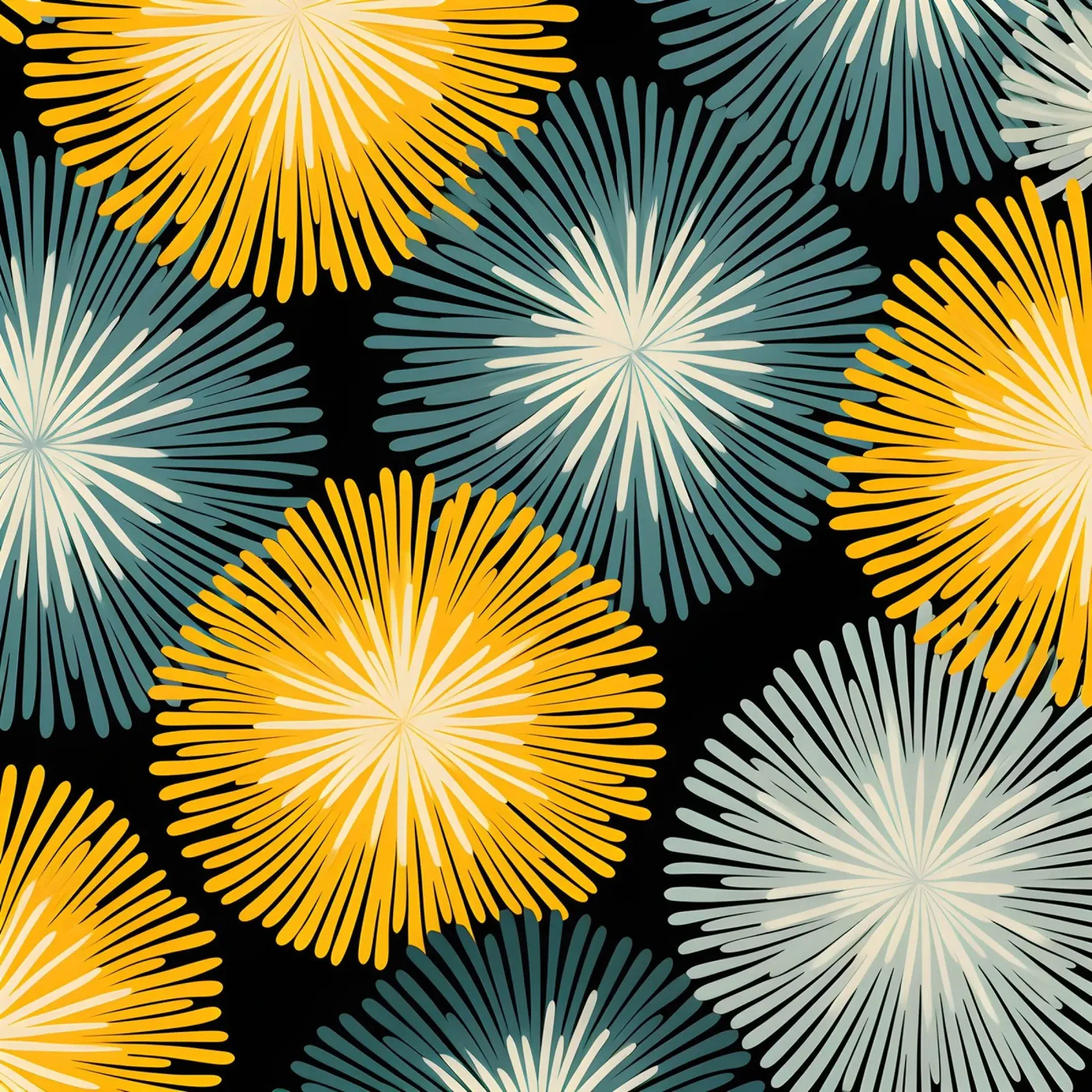 Denti di leone stravaganti poster da Botanical Pattern House