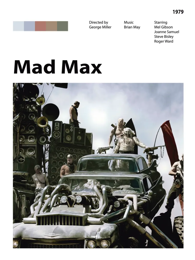 Mad max pellicola backlit da The Movie Wall