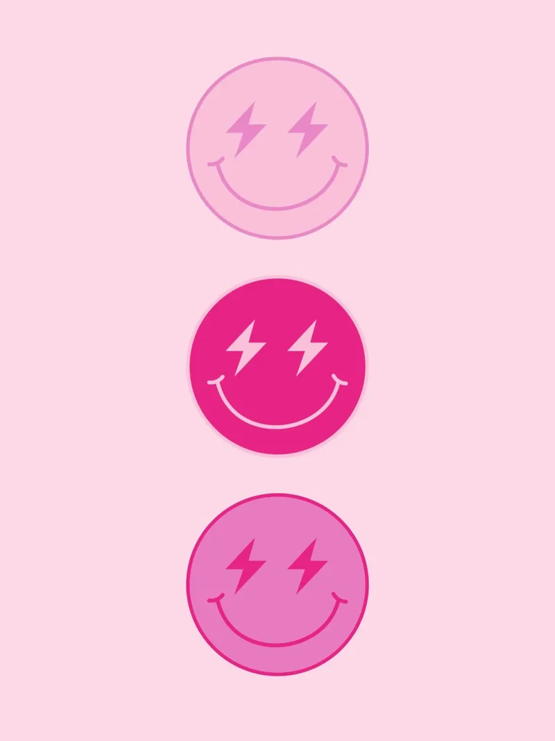 Thunderbolt Smiley pellicola backlit da Paigaam Studio