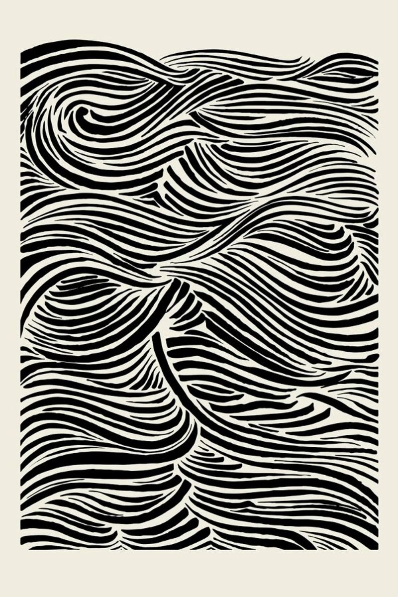 Deep Waves pellicola backlit da Graphite